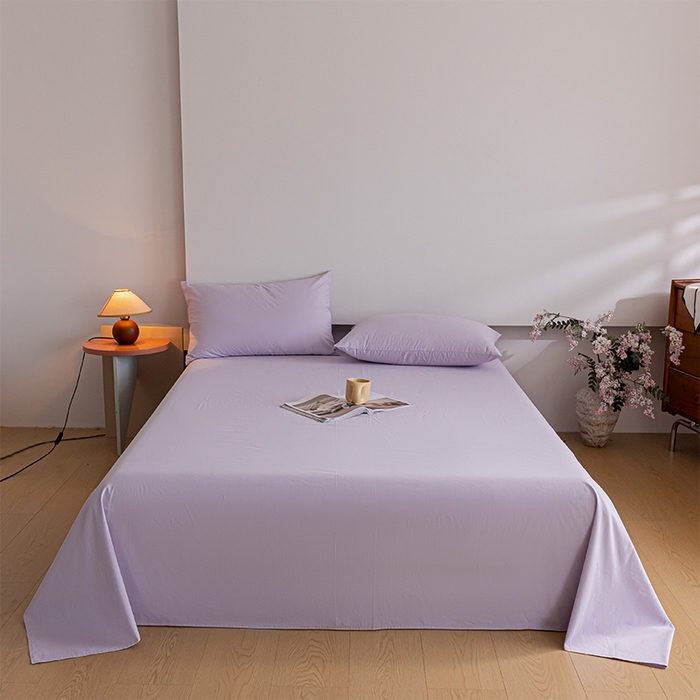 618家纺 2025新款全棉100支磨毛单品四件套系列-单床单 薰衣草