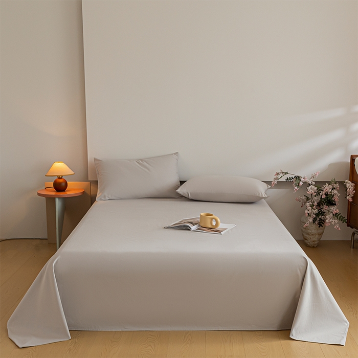 91家纺网 家纺一手货源 找家纺 （总）618家纺 2025新款全棉100支磨毛单品四件套系列-单床单