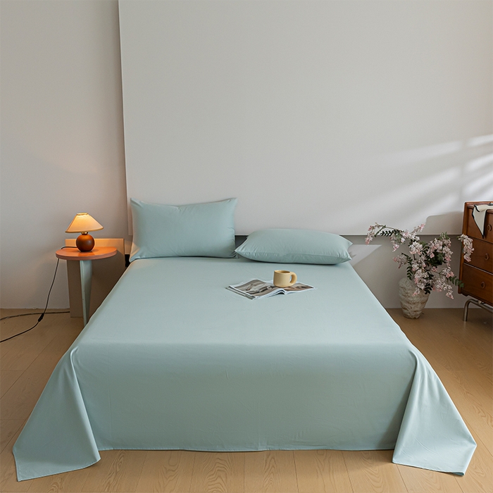 91家纺网 家纺一手货源 找家纺 （总）618家纺 2025新款全棉100支磨毛单品四件套系列-单床单