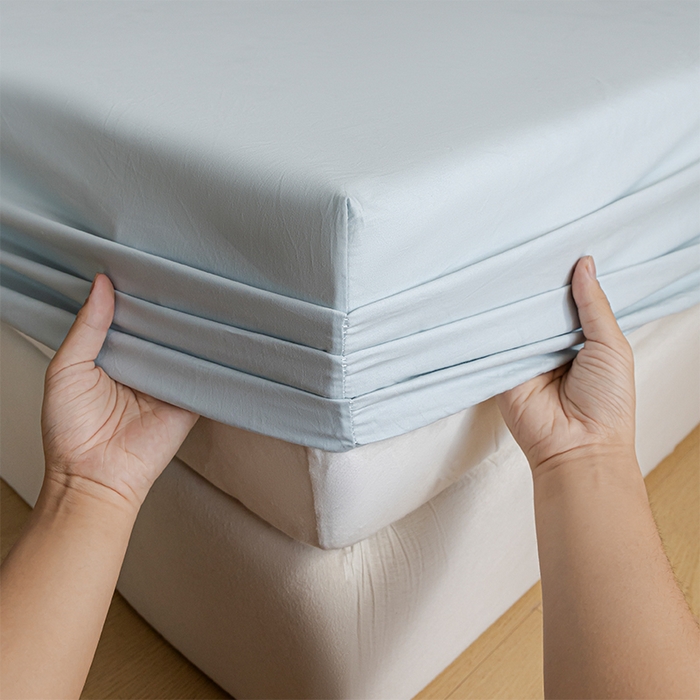 91家纺网 家纺一手货源 找家纺 （总）618家纺 2025新款全棉100支磨毛单品四件套系列-单床笠