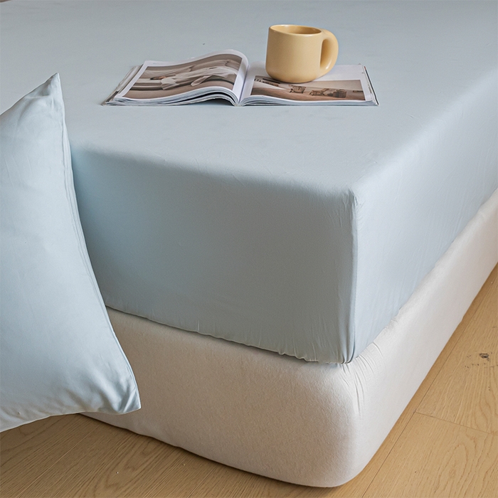 91家纺网 家纺一手货源 找家纺 （总）618家纺 2025新款全棉100支磨毛单品四件套系列-单床笠