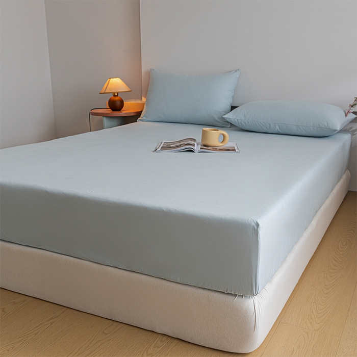 91家纺网 家纺一手货源 找家纺 （总）618家纺 2025新款全棉100支磨毛单品四件套系列-单床笠