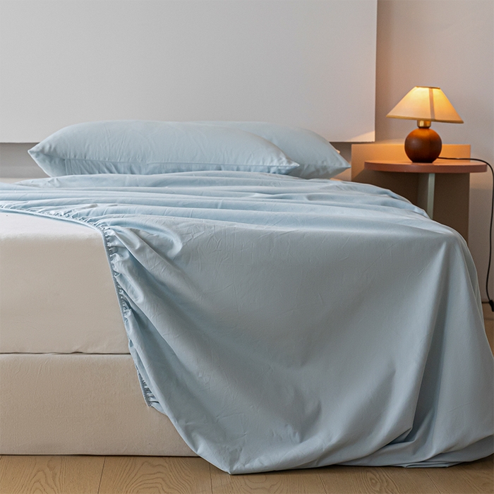 91家纺网 家纺一手货源 找家纺 （总）618家纺 2025新款全棉100支磨毛单品四件套系列-单床笠