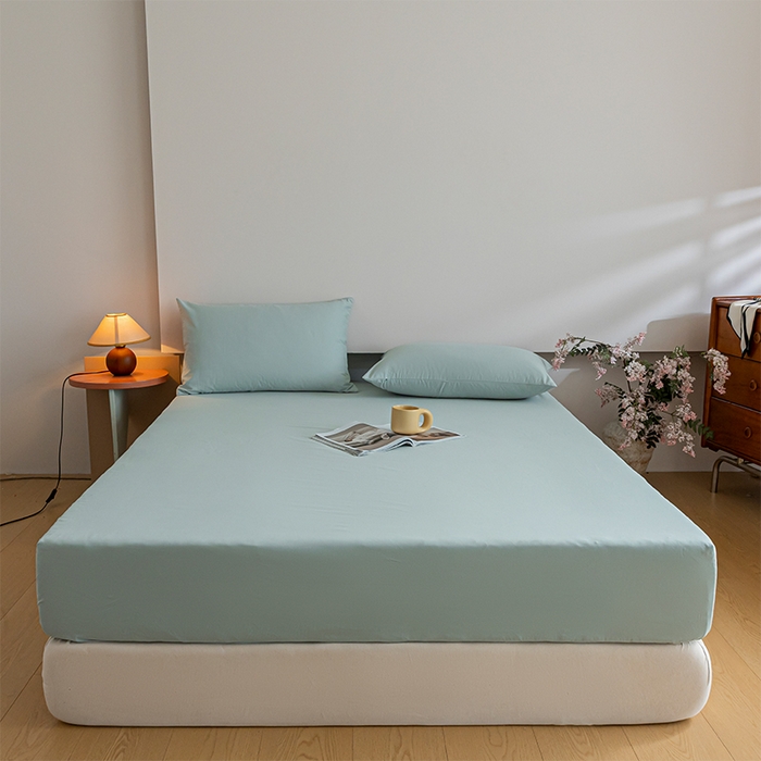 91家纺网 家纺一手货源 找家纺 （总）618家纺 2025新款全棉100支磨毛单品四件套系列-单床笠