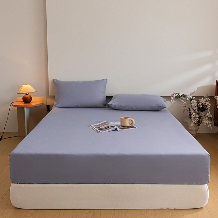 91家纺网 家纺一手货源 找家纺 （总）618家纺 2025新款全棉100支磨毛单品四件套系列-单床笠