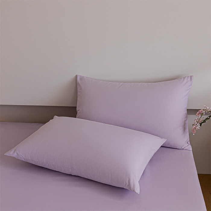 91家纺网 家纺一手货源 找家纺 618家纺 2025新款全棉100支磨毛单品四件套系列-单床笠 薰衣草