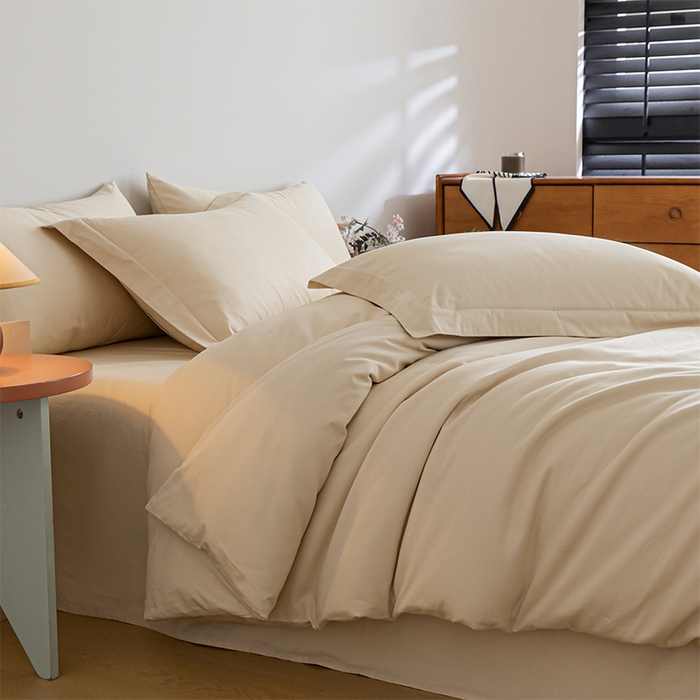 91家纺网 家纺一手货源 找家纺 618家纺 2025新款全棉100支磨毛单品四件套系列-单枕套 雪咖