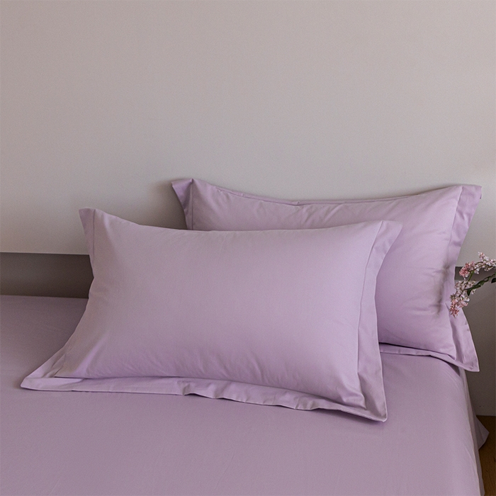 618家纺 2025新款全棉100支磨毛单品四件套系列-单枕套 薰衣草