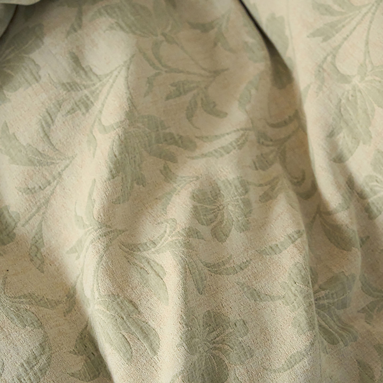 91家纺网 家纺一手货源 找家纺 圆岛家纺 2025秋冬复古格调全棉纯棉色织提花磨毛四件套 森屿