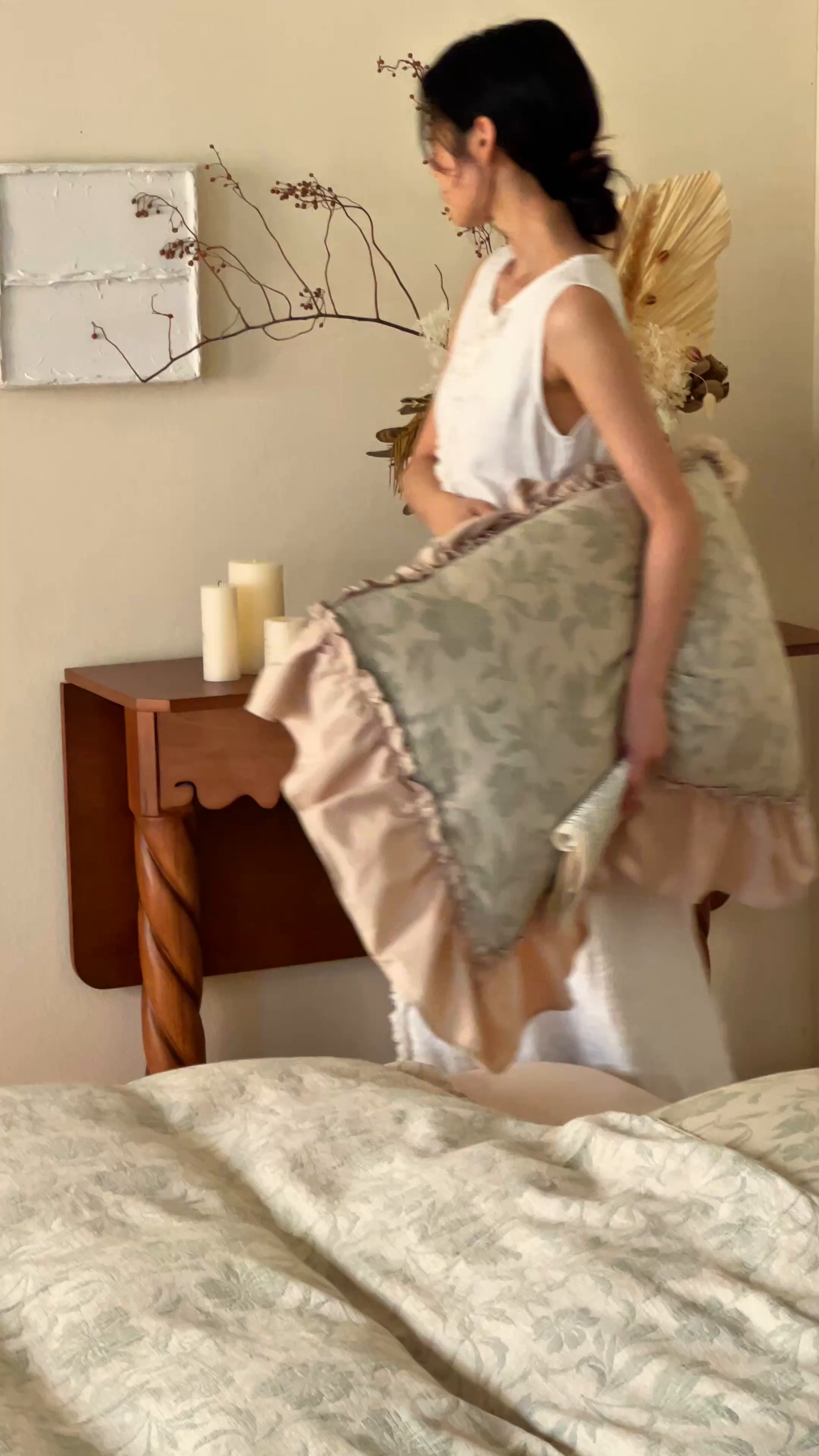 91家纺网 家纺一手货源 找家纺 圆岛家纺 2025秋冬复古格调全棉纯棉色织提花磨毛四件套 森屿