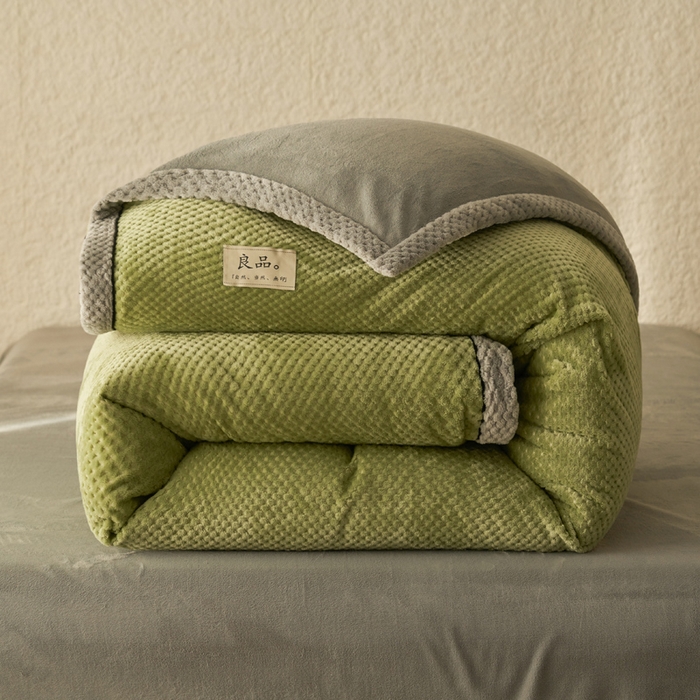 （总）早晨家纺 2025新款尚流款牛奶绒提花-可拆卸冬被