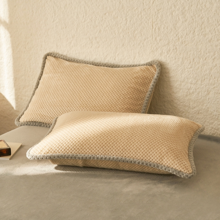 91家纺网 家纺一手货源 找家纺 早晨家纺 2025新款尚流款牛奶绒提花-可拆卸冬被 尚流-米驼