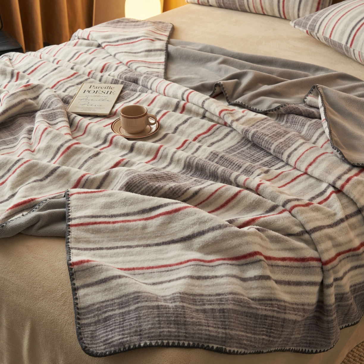 91家纺网 家纺一手货源 找家纺 （总）早晨家纺 2025新款未末款仿羊绒牛奶绒毛毯