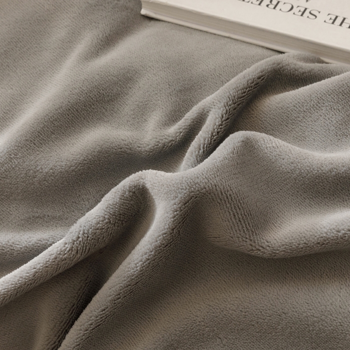 91家纺网 家纺一手货源 找家纺 早晨家纺 2025新款双拼牛奶绒-单被套 双拼浅灰+米驼