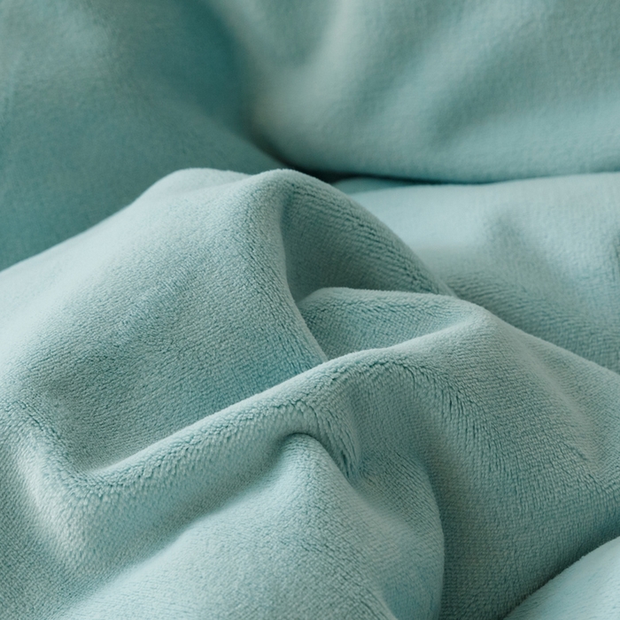 91家纺网 家纺一手货源 找家纺 早晨家纺 2025新款双拼牛奶绒-单被套 双拼孔蓝+浅灰