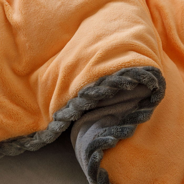 91家纺网 家纺一手货源 找家纺 （总）早晨家纺 2025新款纯色双拼牛奶绒-可拆卸冬被