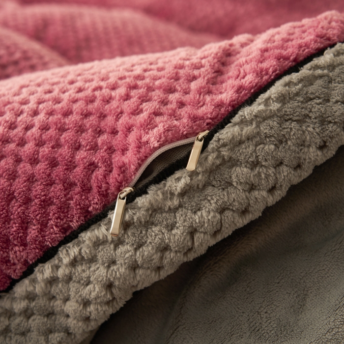 91家纺网 家纺一手货源 找家纺 早晨家纺 2025新款尚流款牛奶绒提花-单被套 尚流-豆沙