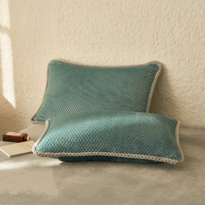 91家纺网 家纺一手货源 找家纺 早晨家纺 2025新款尚流款牛奶绒提花-单被套 尚流-孔雀蓝