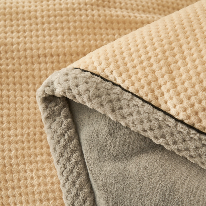 91家纺网 家纺一手货源 找家纺 早晨家纺 2025新款尚流款牛奶绒提花-单被套 尚流-米驼