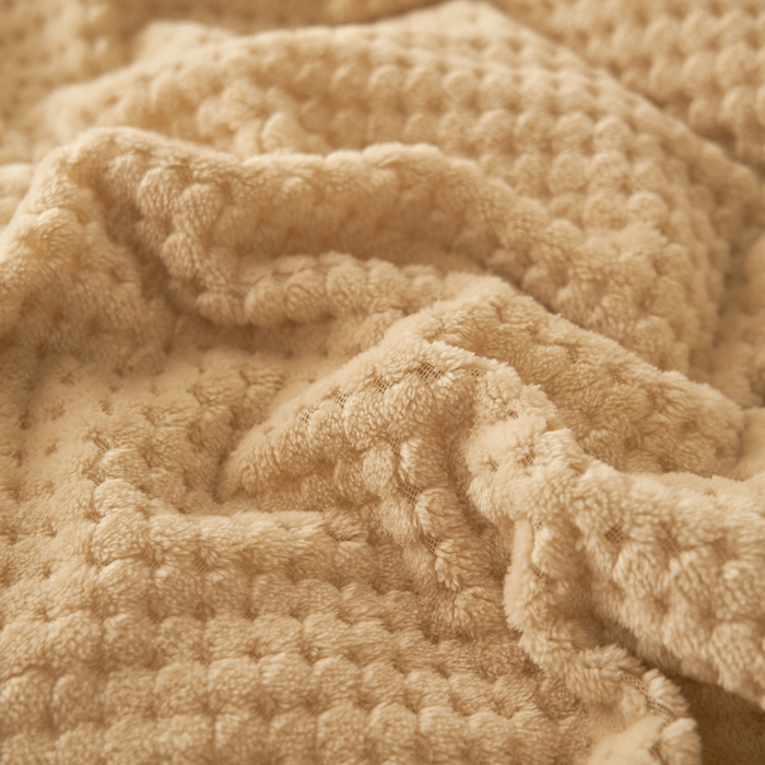 91家纺网 家纺一手货源 找家纺 早晨家纺 2025新款尚流款牛奶绒提花-单被套 尚流-米驼