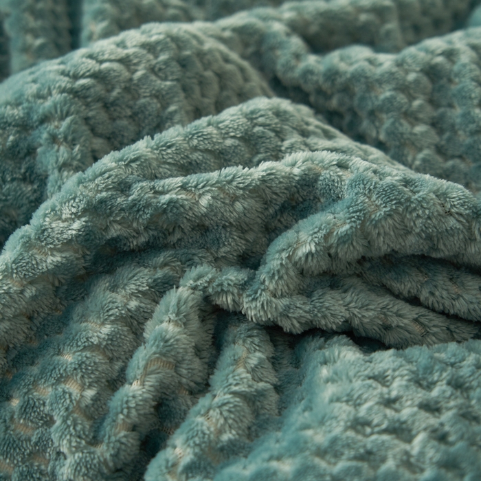 91家纺网 家纺一手货源 找家纺 早晨家纺 2025新款尚流款牛奶绒提花-单被套 尚流-孔雀蓝