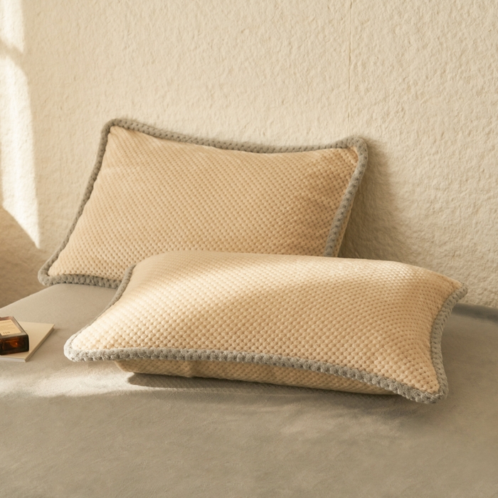 91家纺网 家纺一手货源 找家纺 早晨家纺 2025新款尚流款牛奶绒提花-单被套 尚流-米驼