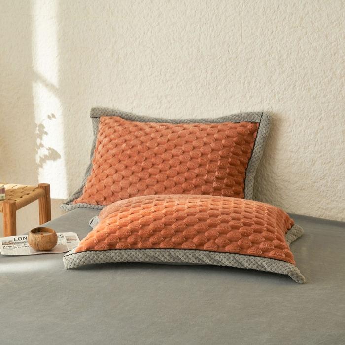 91家纺网 家纺一手货源 找家纺 早晨家纺 2025新款金贵款兔毛绒提花-单被套 金贵-焦糖