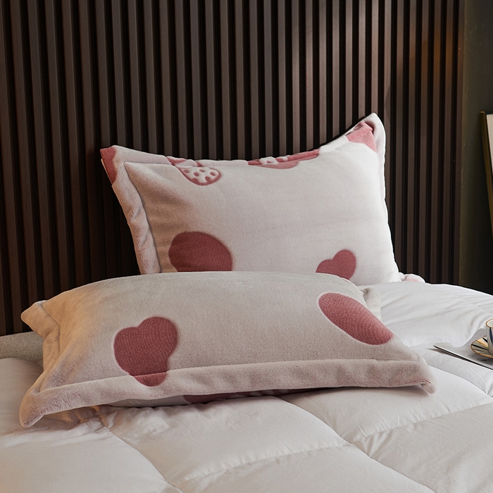 91家纺网 家纺一手货源 找家纺 早晨家纺 2025新款北影款-印花单层毛毯 北影奶牛-豆沙