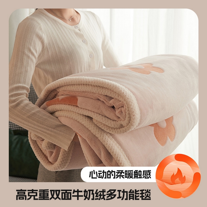 91家纺网 家纺一手货源 找家纺 （总）早晨家纺 2025新款北影款-印花单层毛毯