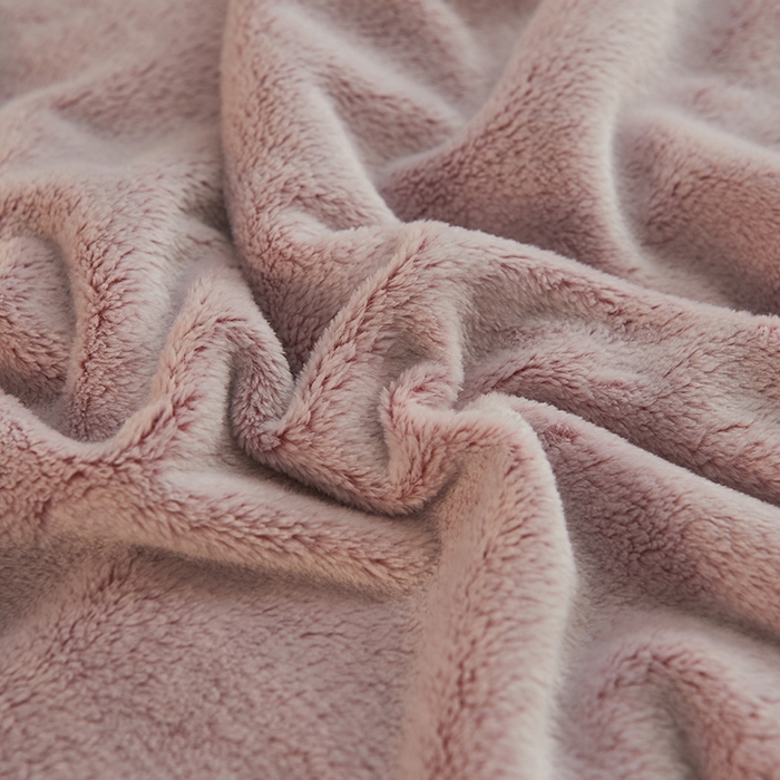 91家纺网 家纺一手货源 找家纺 早晨家纺 2025新款北影款-印花单层毛毯 北影奶牛-豆沙