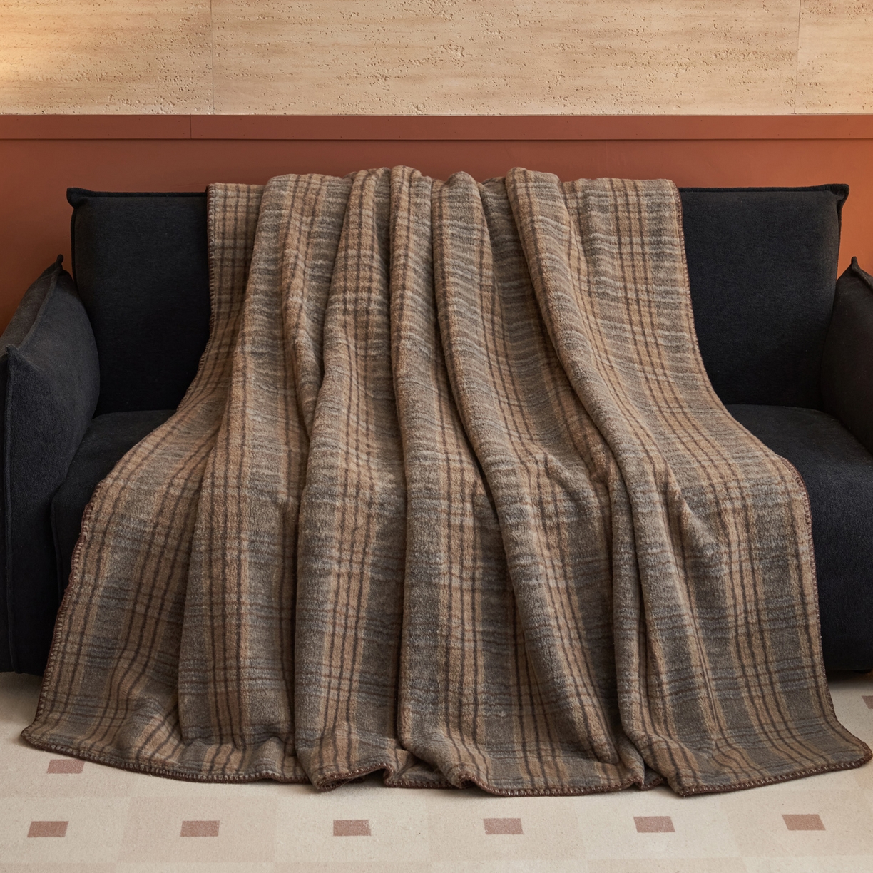 91家纺网 家纺一手货源 找家纺 （总）早晨家纺 2025新款230g双层羊绒牛奶绒毛毯