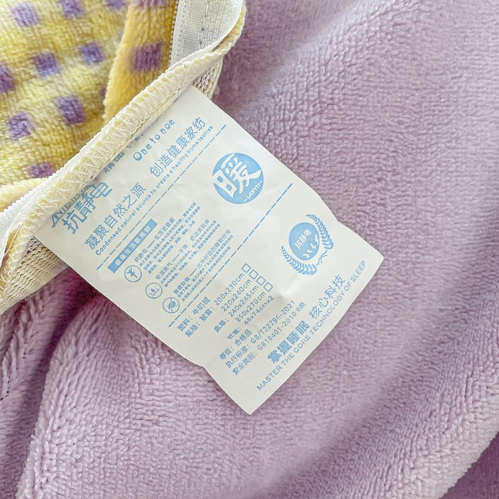 91家纺网 家纺一手货源 找家纺 仟网汇 2025新款双面牛奶绒四件套 复古格