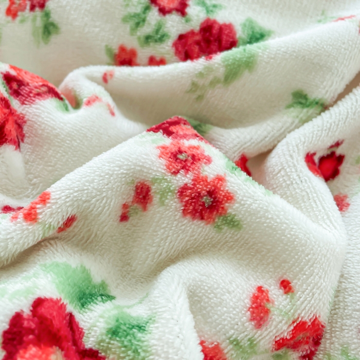 91家纺网 家纺一手货源 找家纺 仟网汇 2025新款双面牛奶绒四件套 花妖- 白