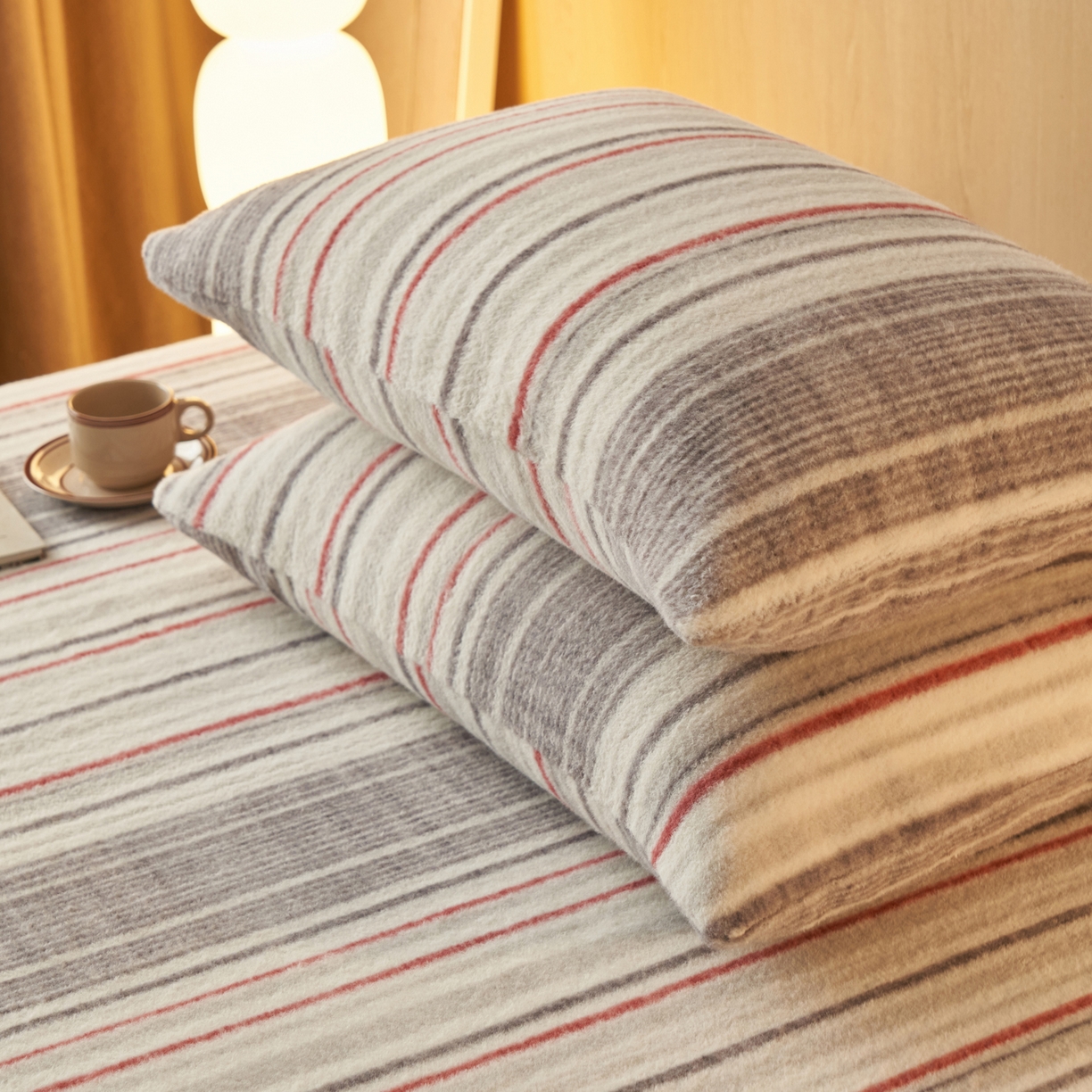 91家纺网 家纺一手货源 找家纺 早晨家纺 2025新款未末款仿羊绒牛奶绒床笠 未末-彩纹