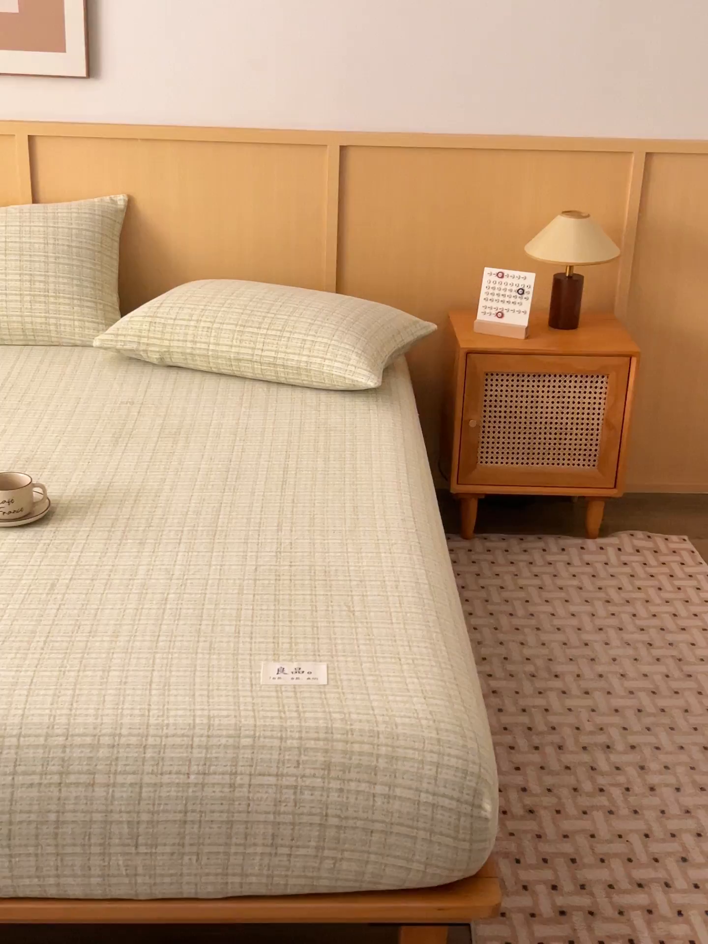 91家纺网 家纺一手货源 找家纺 早晨家纺 2025新款野牧款高克重牛奶绒印花单床笠 野牧-香风黄