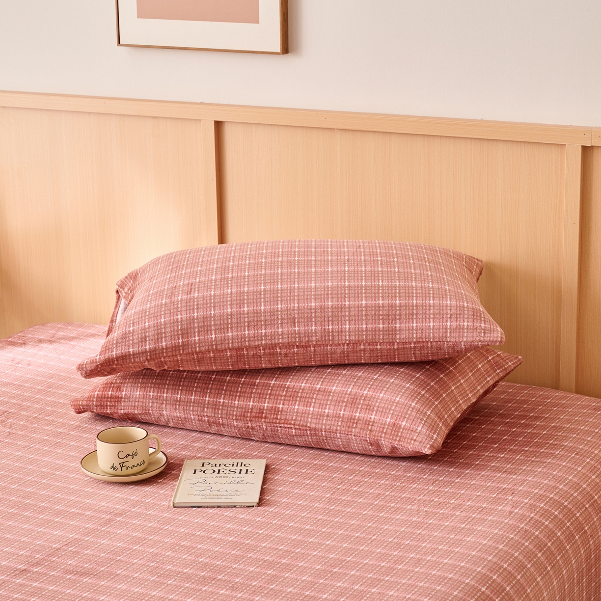 91家纺网 家纺一手货源 找家纺 早晨家纺 2025新款野牧款高克重牛奶绒印花单床笠 野牧-香风焦糖