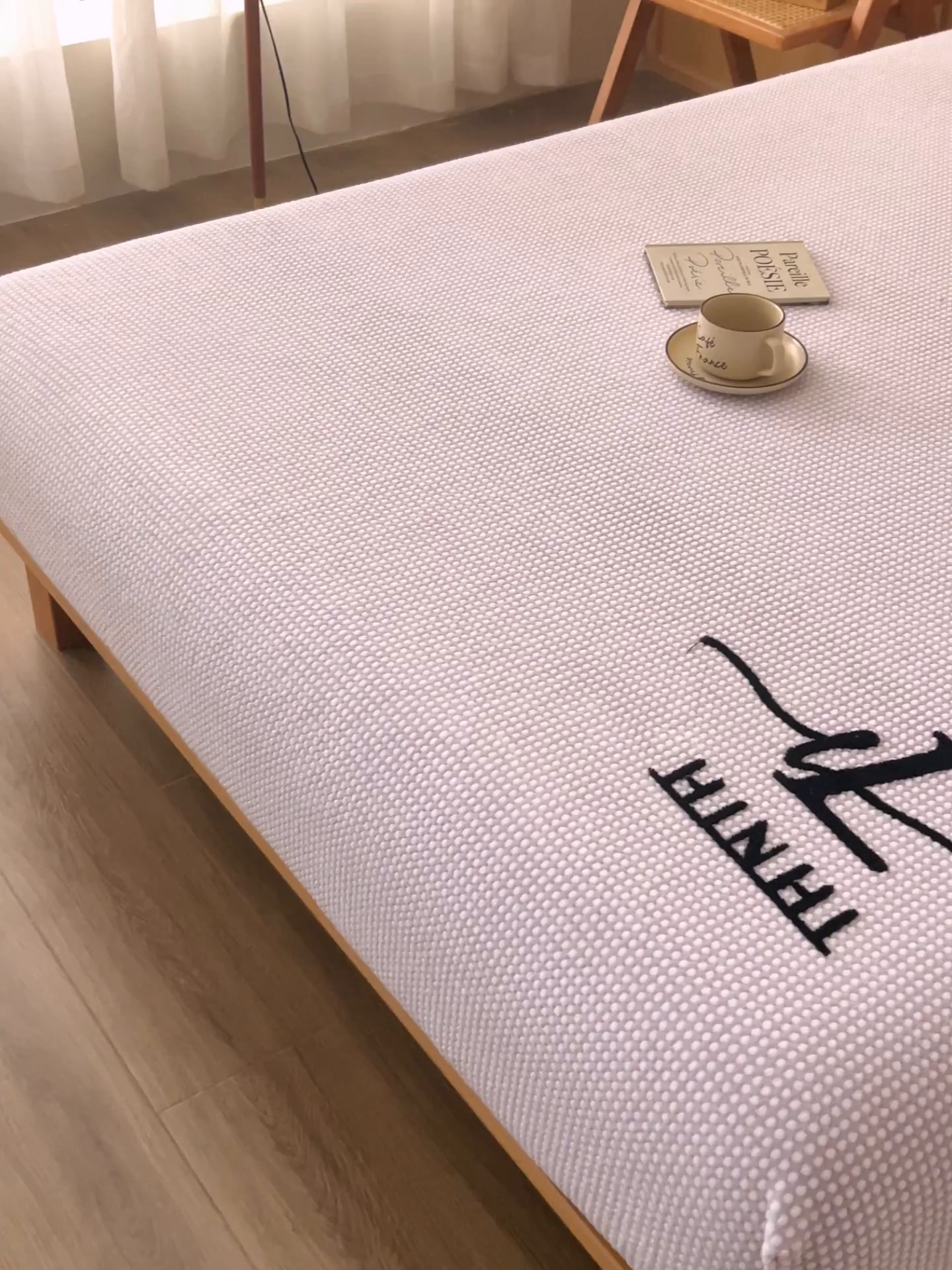 91家纺网 家纺一手货源 找家纺 早晨家纺 2025新款深蓝款高克重牛奶绒阳离子提花单床笠 深蓝-紫