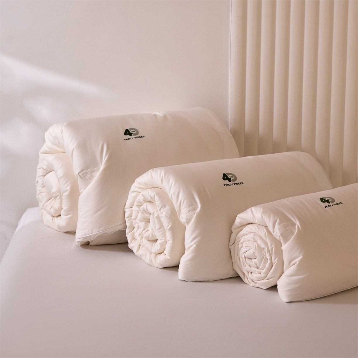 91家纺网 家纺一手货源 找家纺 （总）头等舱 2025新款全棉40支纯色A类20大豆7A抗菌立体被（空镜图）