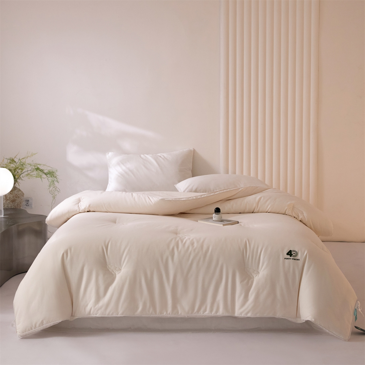 91家纺网 家纺一手货源 找家纺 （总）头等舱 2025新款全棉40支纯色A类20大豆7A抗菌立体被（空镜图）