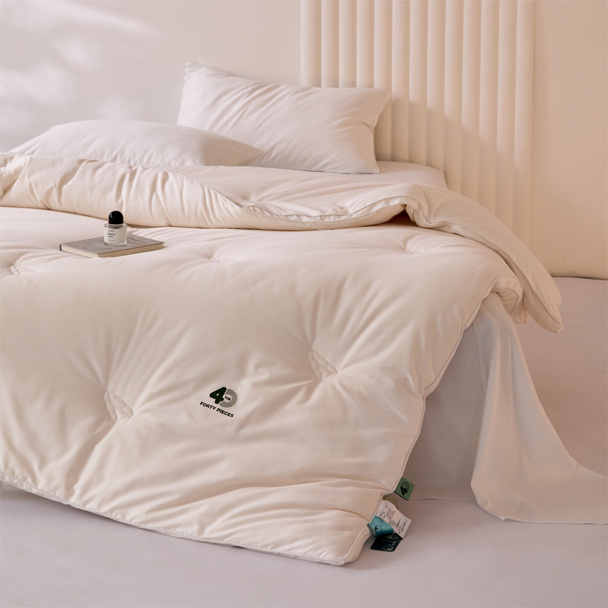 91家纺网 家纺一手货源 找家纺 （总）头等舱 2025新款全棉40支纯色A类20大豆7A抗菌立体被（空镜图）