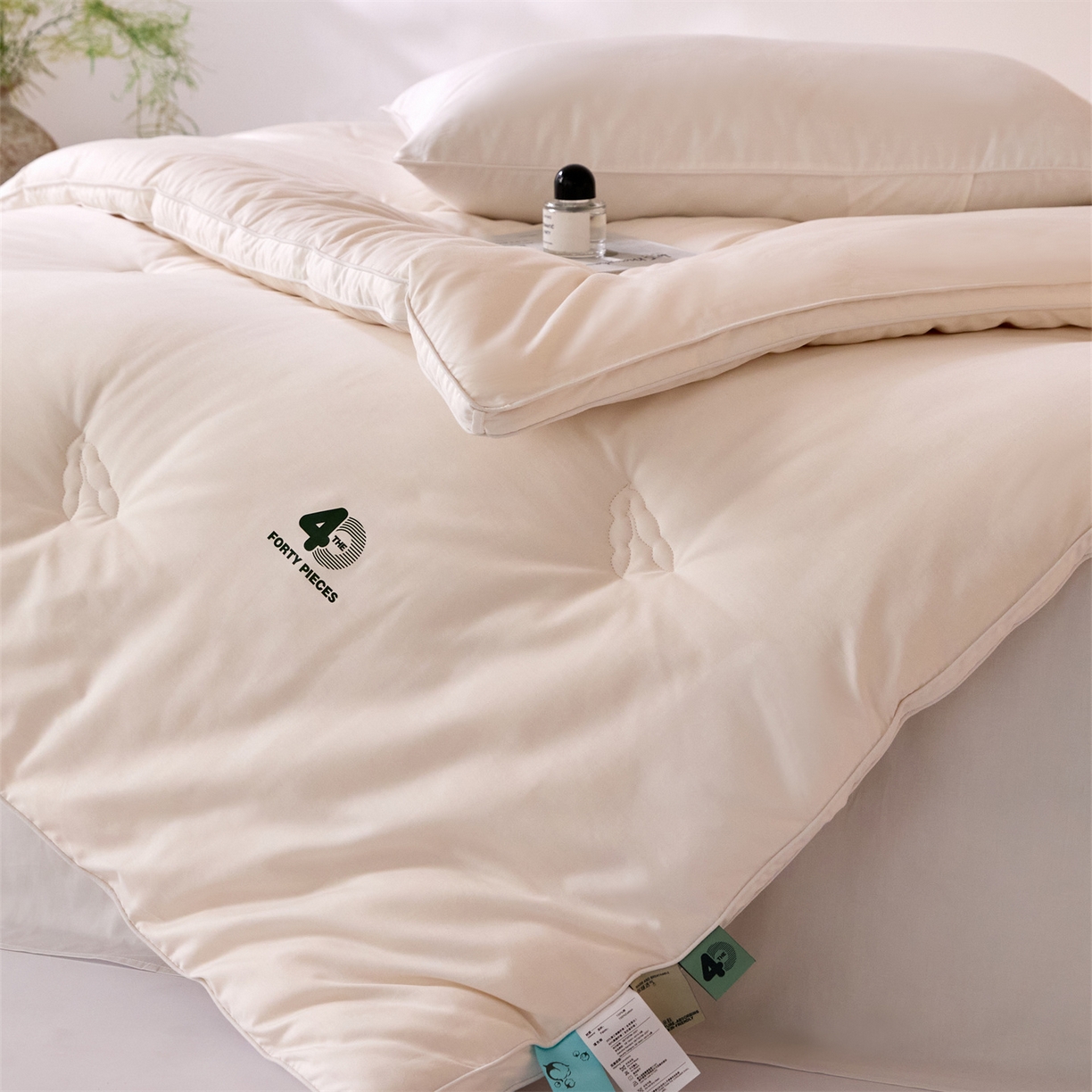 91家纺网 家纺一手货源 找家纺 （总）头等舱 2025新款全棉40支纯色A类20大豆7A抗菌立体被（空镜图）