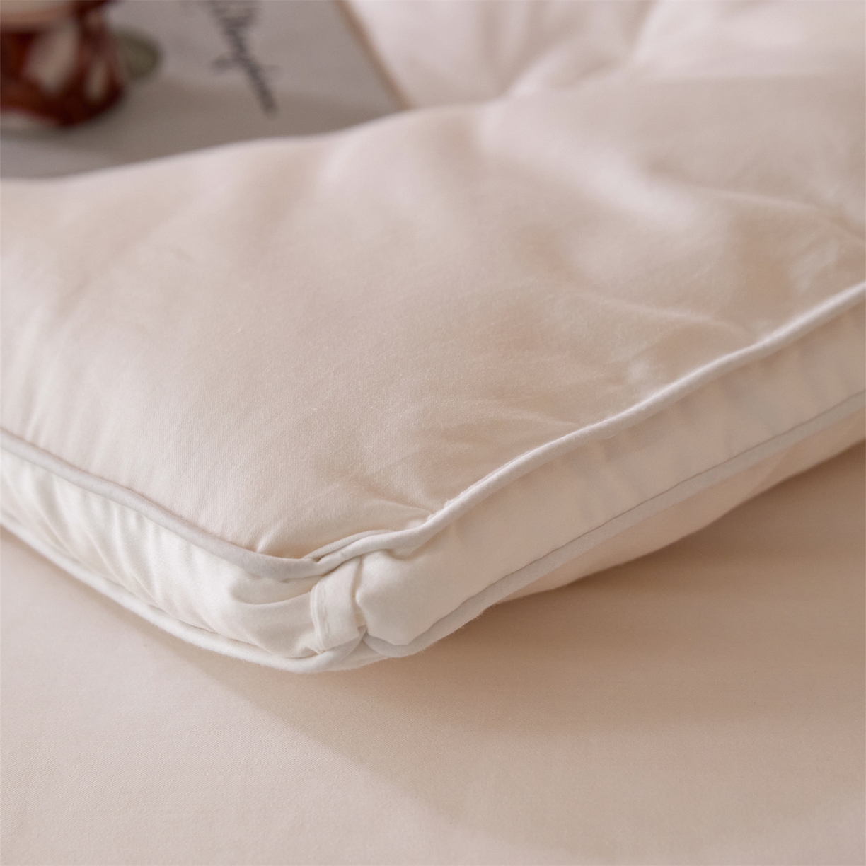 91家纺网 家纺一手货源 找家纺 （总）头等舱 2025新款全棉60支纯色A类30大豆7A抗菌立体被（空镜图）