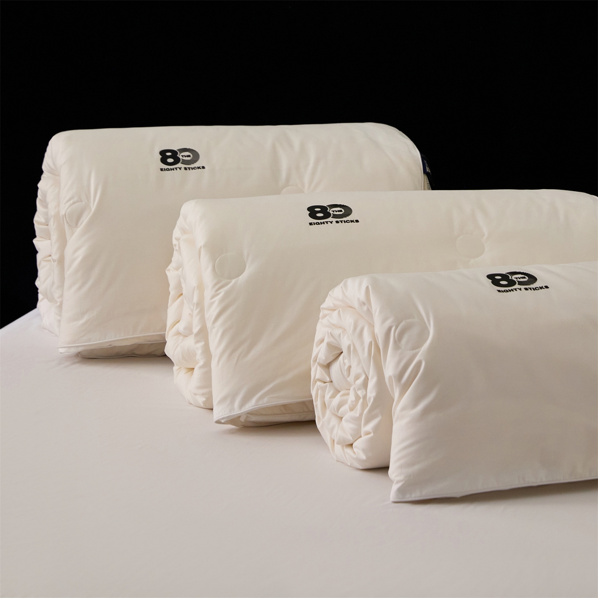 91家纺网 家纺一手货源 找家纺 （总）头等舱 2025新款全棉80支长绒棉纯色A类55大豆7A抗菌立体被（空镜）