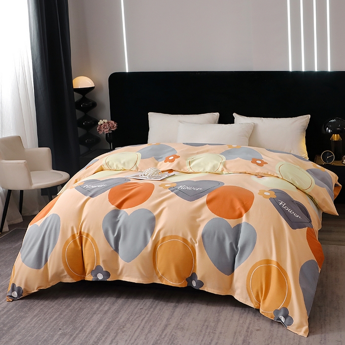 91家纺网 家纺一手货源 找家纺 晶缦家纺 2025叶语系·纯棉活性全棉磨毛单被套单品被套被套单件 贝尔