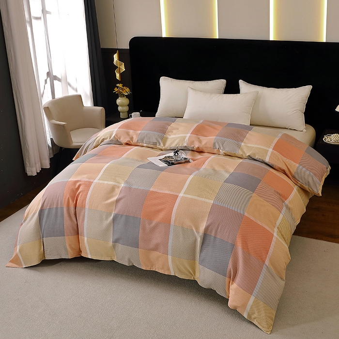 91家纺网 家纺一手货源 找家纺 晶缦家纺 2025叶语系·纯棉活性全棉磨毛单被套单品被套被套单件 凯瑟琳