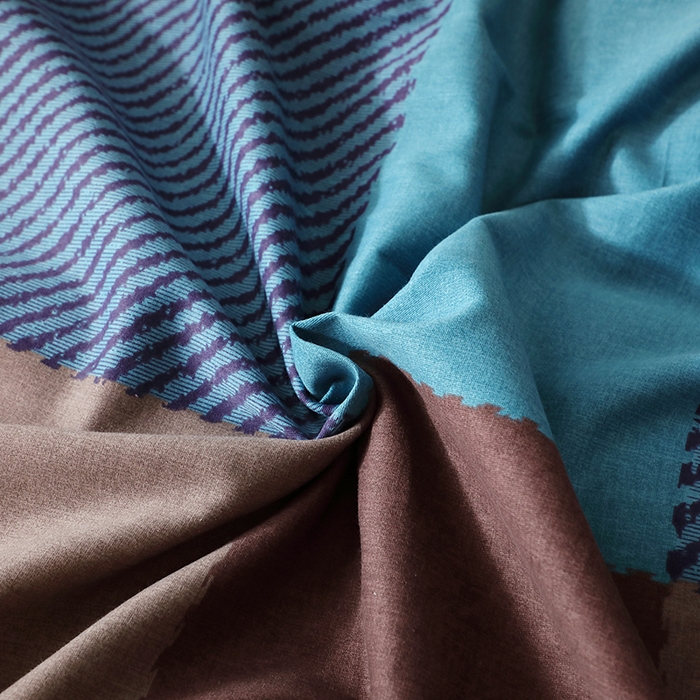 91家纺网 家纺一手货源 找家纺 晶缦家纺 2025叶语系·纯棉活性全棉磨毛单被套单品被套被套单件 魔方城