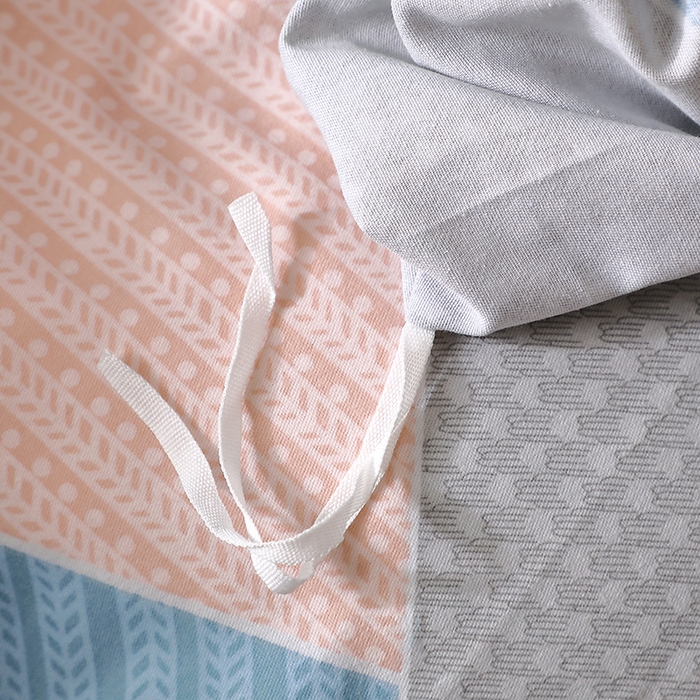 91家纺网 家纺一手货源 找家纺 晶缦家纺 2025叶语系·纯棉活性全棉磨毛单被套单品被套被套单件 炫彩