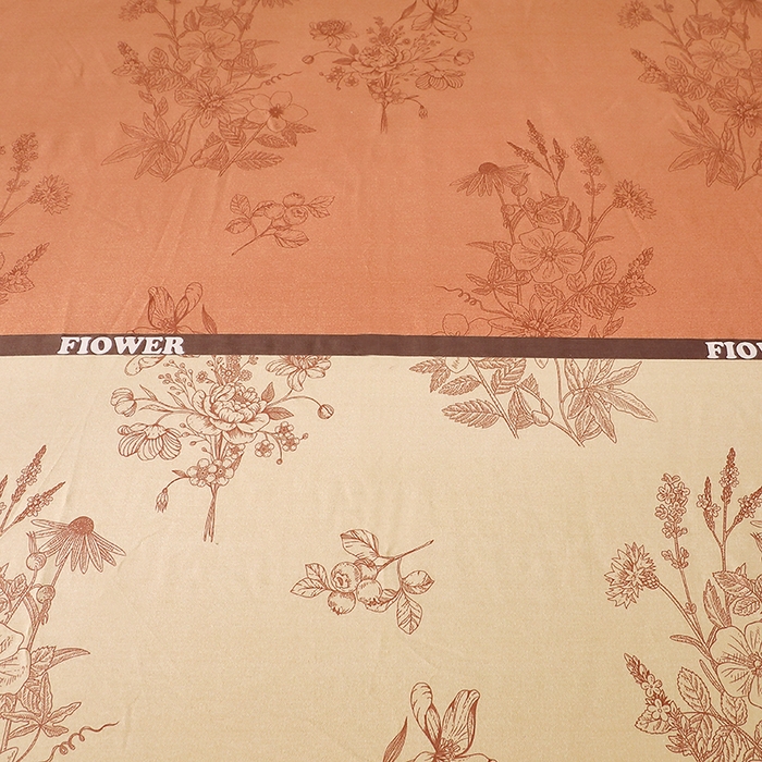 91家纺网 家纺一手货源 找家纺 晶缦家纺 2025叶语系·纯棉活性全棉磨毛单笠单品床笠床笠单件 绿风铃-桔