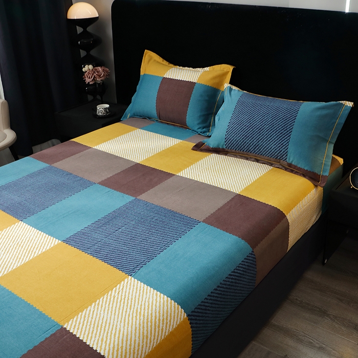 91家纺网 家纺一手货源 找家纺 晶缦家纺 2025叶语系·纯棉活性全棉磨毛单笠单品床笠床笠单件 魔方城