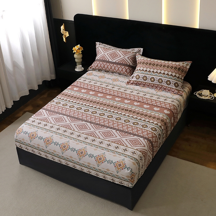 91家纺网 家纺一手货源 找家纺 晶缦家纺 2025叶语系·纯棉活性全棉磨毛单笠单品床笠床笠单件 慕恋